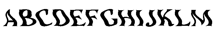 Petal Mirage Regular Font UPPERCASE