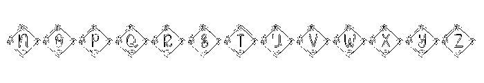 Petal Prism Font LOWERCASE