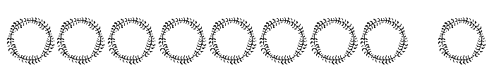 Petalia Monogram Font OTHER CHARS