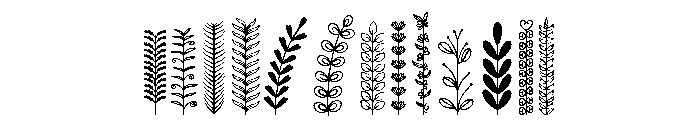 Petaline Dingbat FONT