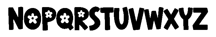 Petaloo Font UPPERCASE