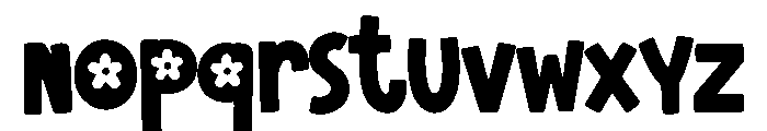 Petaloo Font LOWERCASE