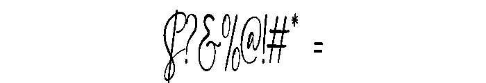Peter Carsten Regular Font OTHER CHARS