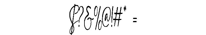 PeterCarsten-Regular Font OTHER CHARS