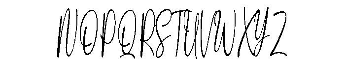 PeterCarsten-Regular Font UPPERCASE