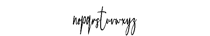 PeterCarsten-Regular Font LOWERCASE