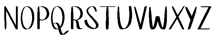 PeterKai Font UPPERCASE