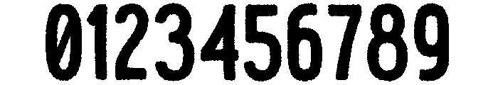 Peterson Rough Font OTHER CHARS