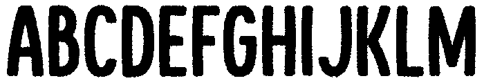 Peterson Rough FONT