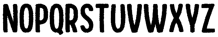 Peterson Rough Font LOWERCASE