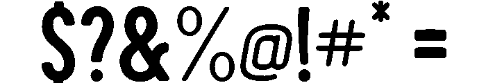 Peterson Round Font OTHER CHARS