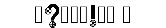 Petre Regular Font OTHER CHARS