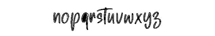 Petshop Font LOWERCASE