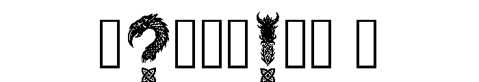 Pevian Regular Font OTHER CHARS