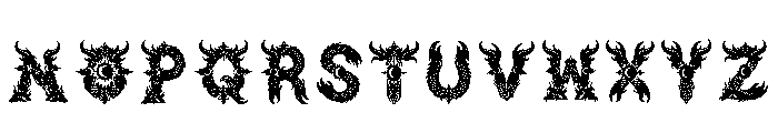 Pevian Regular Font LOWERCASE