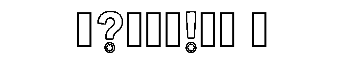 Pewee Regular Font OTHER CHARS