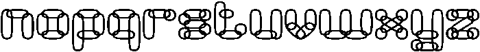 PERFECT CLOUD Bold otf (700) Font LOWERCASE