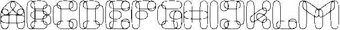 PERFECT CLOUD otf (400) Font UPPERCASE