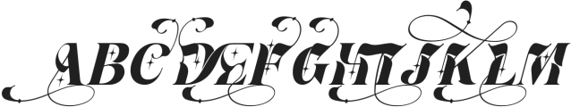 PERSONAL FRESCOES ITALIC otf (400) Font UPPERCASE