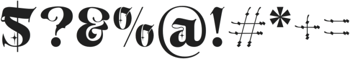 PERSONAL FRESCOES REGULAR otf (400) Font OTHER CHARS