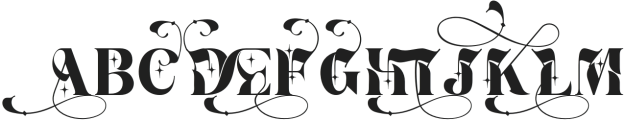 PERSONAL FRESCOES REGULAR otf (400) Font UPPERCASE