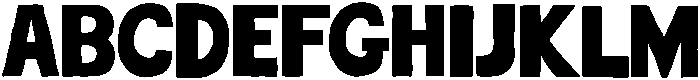 PeaceBlock Regular otf (400) Font UPPERCASE