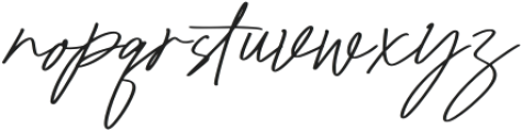 Peaceful Harmony Signature Regular otf (400) Font LOWERCASE