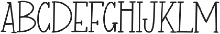 PeachAvenue Regular otf (400) Font UPPERCASE