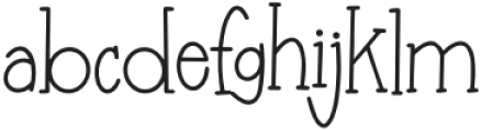 PeachAvenue Regular otf (400) Font LOWERCASE