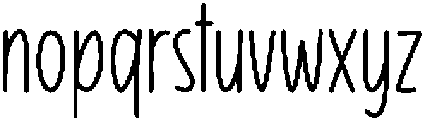 PeachLemonadeSpaced-Regular otf (400) Font LOWERCASE