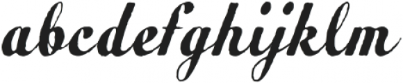 Peacher-Rough otf (400) Font LOWERCASE