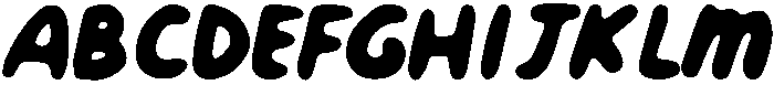 Peaches Regular otf (400) Font UPPERCASE