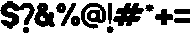 Peachy Puff Bold otf (700) Font OTHER CHARS