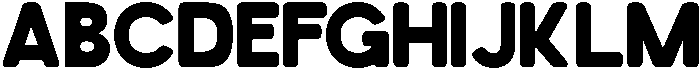 Peachy Puff Bold otf (700) Font UPPERCASE