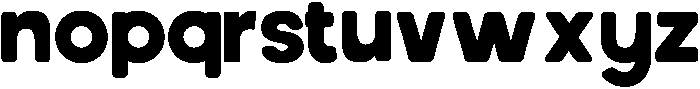 Peachy Puff Bold otf (700) Font LOWERCASE