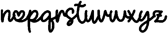 Peachy Romance Regular otf (400) Font LOWERCASE