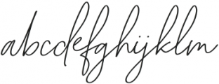 Peachy Script Italic otf (400) Font LOWERCASE