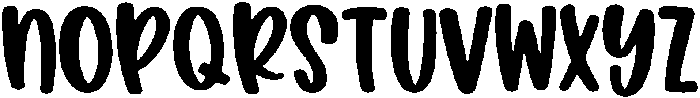 Peachy otf (400) Font LOWERCASE
