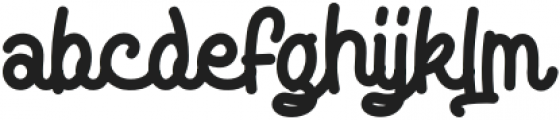 Peanut Butter Regular otf (400) Font LOWERCASE