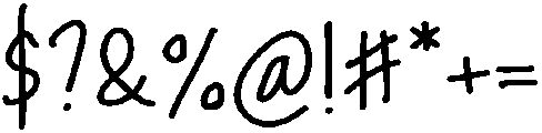 Peanut Regular otf (400) Font OTHER CHARS