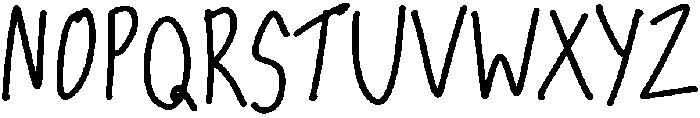Peanut Regular otf (400) Font UPPERCASE