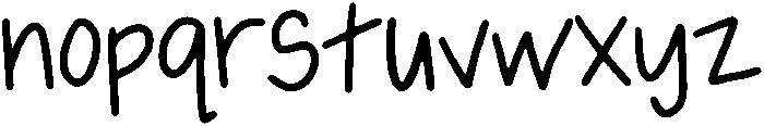 Pearberry Regular otf (400) Font LOWERCASE