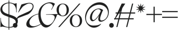 Pearl Blossom Italic otf (400) Font OTHER CHARS