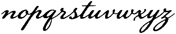 Pearl Fleur Regular otf (400) Font LOWERCASE