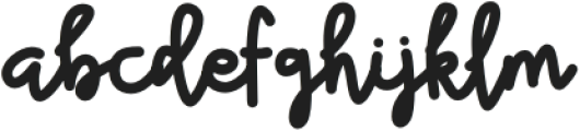 PearlRiver-Regular otf (400) Font LOWERCASE