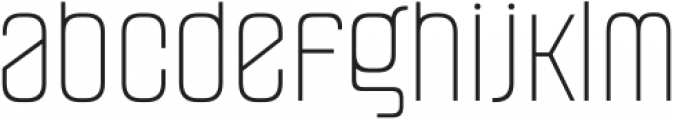 Pearorange ExtraLight otf (200) Font LOWERCASE