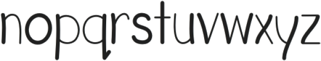 Peas In A Pod Regular otf (400) Font LOWERCASE