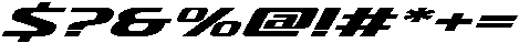 Pedal Track Extreme otf (400) Font OTHER CHARS