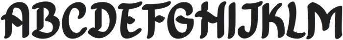 Pedhaz Regular otf (400) Font UPPERCASE