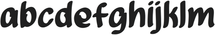 Pedhaz Regular otf (400) Font LOWERCASE